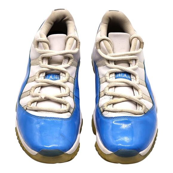 Jordan 11 Retro Low UNC Blue OG Rare Sneakers 528895-106 US 10 - Preowned - Picture 3 of 10